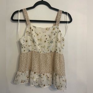 Floral tank top